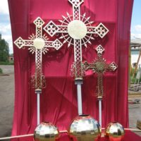 Изготовление крестов и шаров на Собор Иконы Казанской Божией Матери, Иркутск